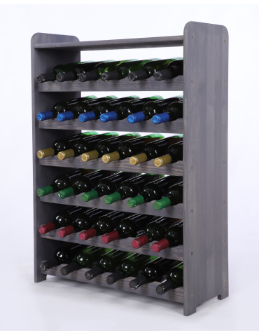 Stojak na wino butelki napoje regał na wino butelki półka na alkohol 36but - produkt 2