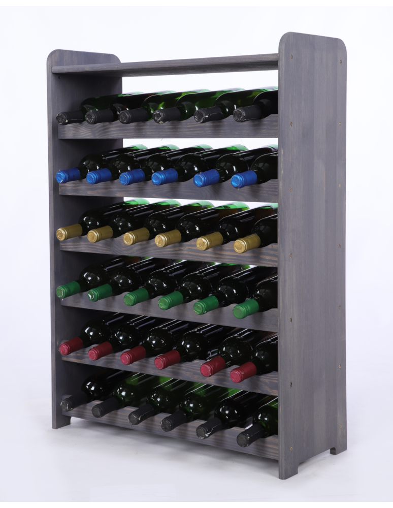 Regały do wina RW31 - Stojak na wino butelki napoje regał na wino butelki półka na alkohol 36but - product b2b.wamar.biz 2