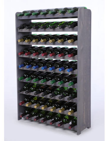 Stojak na wino butelki napoje regał na wino butelki szafka na alkohol 63but - product 2