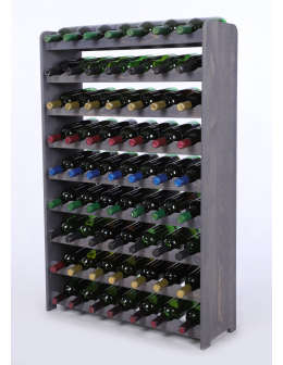 Stojak na wino butelki napoje regał na wino butelki szafka na alkohol 63but - product 2