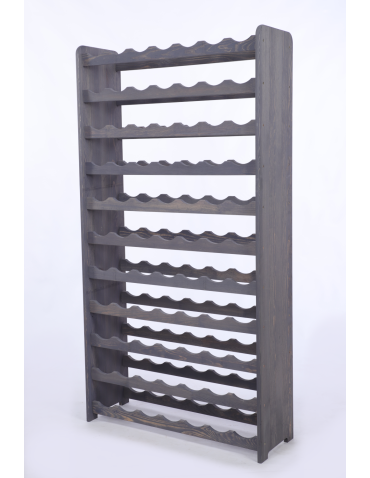 Regały do wina RW31 - Stojak na wino butelki napoje regał na wino butelki szafka na alkohol 77but - product 3