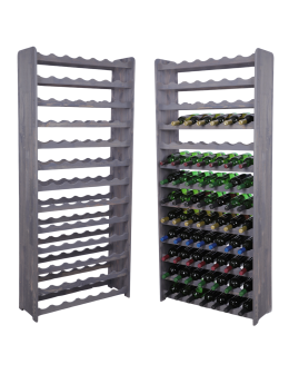 Stojak na wino butelki napoje regał na wino butelki szafka na alkohol 91but