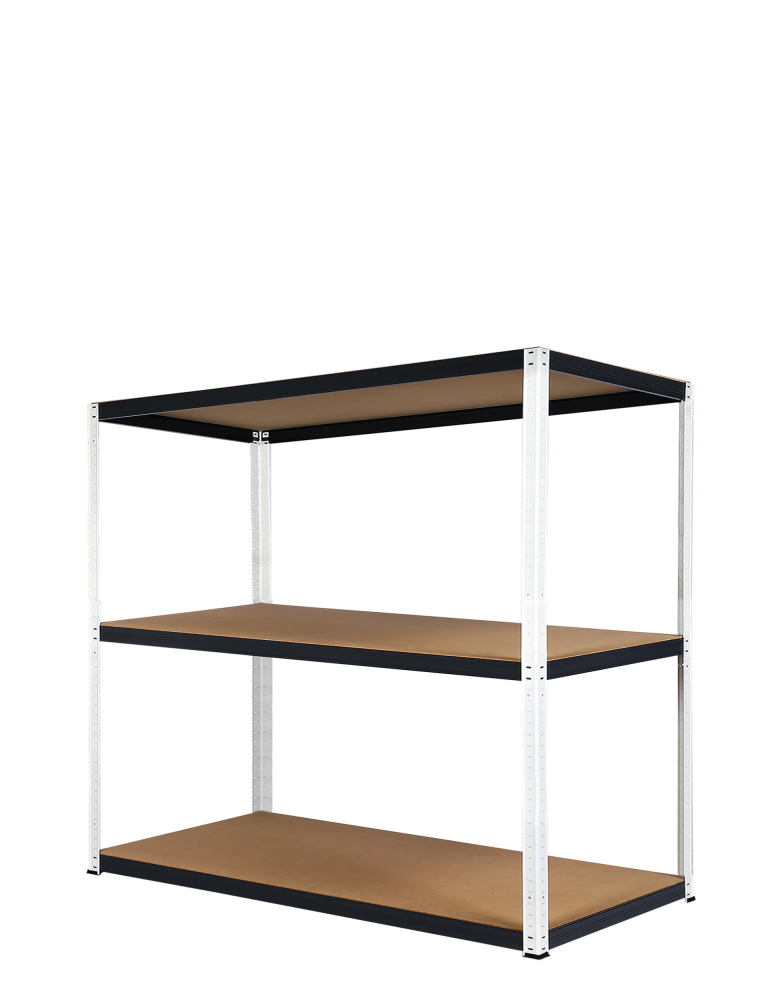 Regały Magazynowe - Regał metalowy magazynowy warsztatowy stojak HELIOS 90x180x35cm 3Px275kg - product b2b.wamar.biz 2