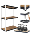 Regał magazynowy garażowy metalowy stojak HELIOS 106x100x40cm 3Px350kg
