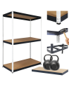 Regał magazynowy garażowy metalowy stojak HELIOS 106x110x30cm 3Px275kg