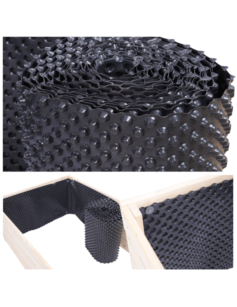 Folia Kubełkowa - Folia kubełkowa do grządek z nadstawek ochrona desek wys.19cm dł. 1,8m - product b2b.wamar.biz 1