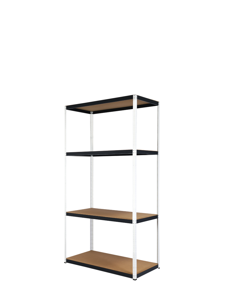 Regały Magazynowe - Regał metalowy magazynowy garażowy stojak HELIOS 180x75x50cm 4Px275kg - product b2b.wamar.biz 2