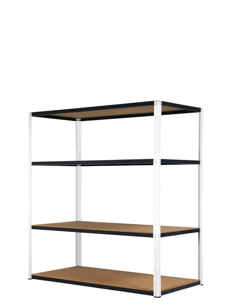 Regały Magazynowe - Regał metalowy magazynowy garażowy stojak HELIOS 180x150x45cm 4Px175kg - product b2b.wamar.biz 2