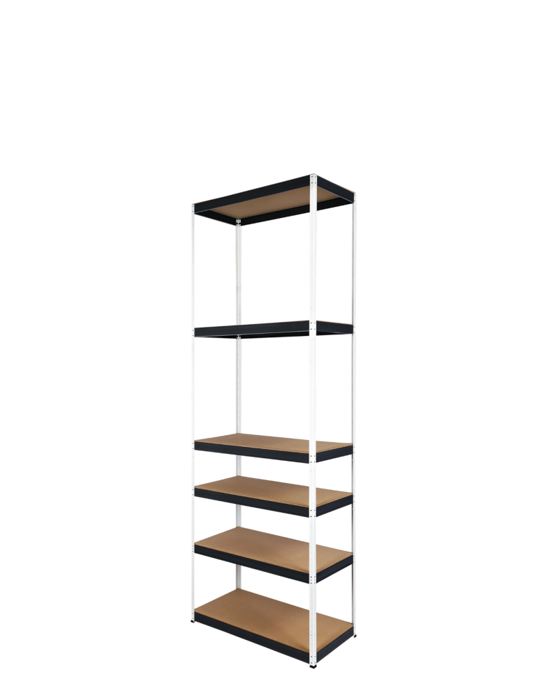 Regały Magazynowe - Regał metalowy magazynowy stojak HELIOS 213x30x30cm  6Px175kg SOLIDNY - product b2b.wamar.biz 2