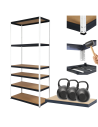 Regał metalowy magazynowy stojak HELIOS 213x110x45cm 6Px350kg SOLIDNY