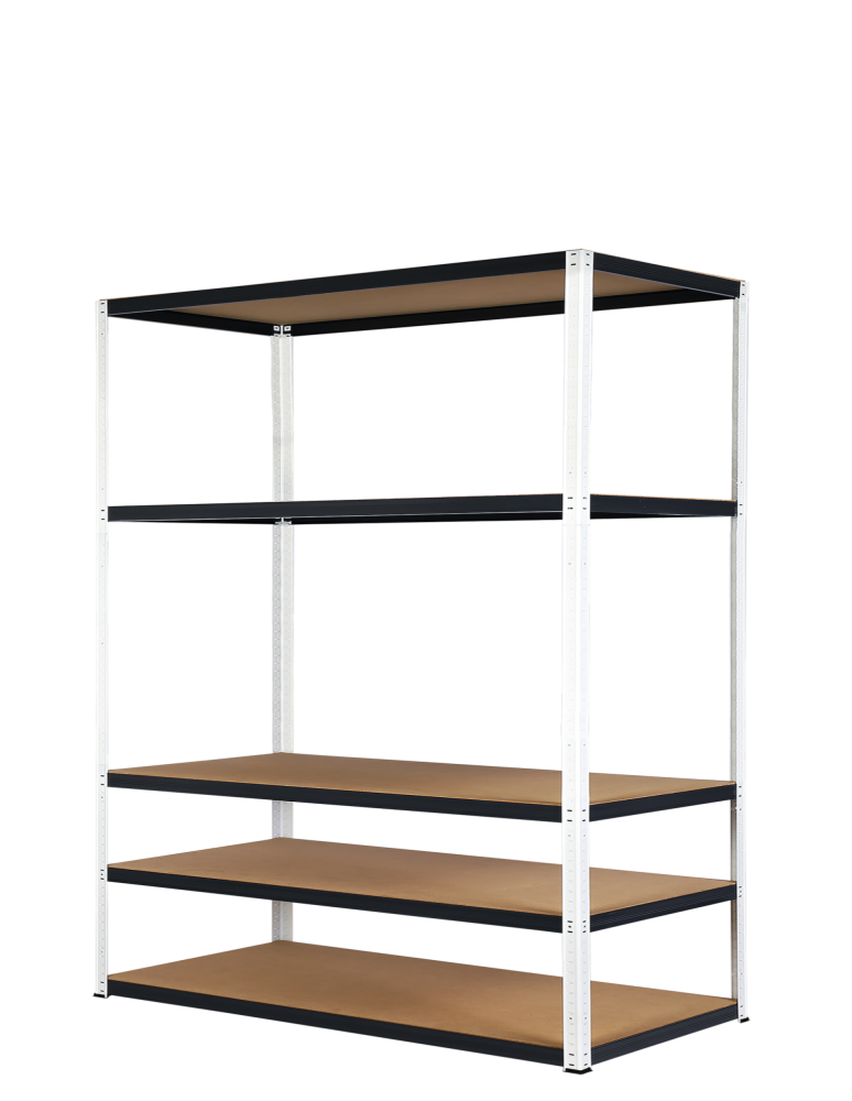 Regały Magazynowe - Regał metalowy magazynowy stojak HELIOS 213x180x40cm 5Px275kg SZEROKI MOCNY - product b2b.wamar.biz 2