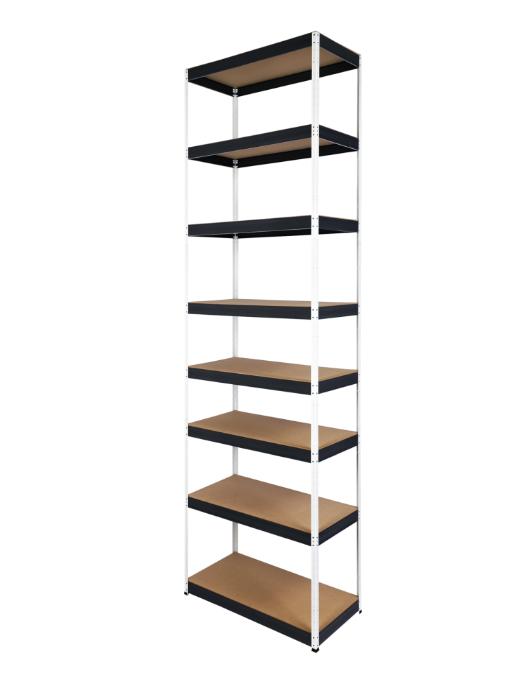 Regały Magazynowe - Regał metalowy magazynowy stojak HELIOS 270x60x60cm 8Px175kg SOLIDNY - product b2b.wamar.biz 2