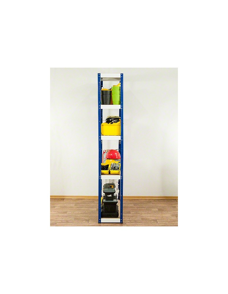Regały - Regał Helios 213x100x30 cm 5 półek/175kg Niebiesko-Niebieski - product b2b.wamar.biz 6
