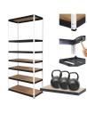 Regał metalowy magazynowy stojak HELIOS 270x75x45cm 7Px350kg SOLIDNY