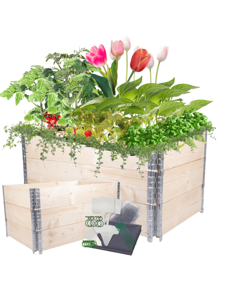 ZP10 - Skrzynia na warzywa kompostownik grządka podwyższona donica 60X120X80 - product b2b.wamar.biz 1
