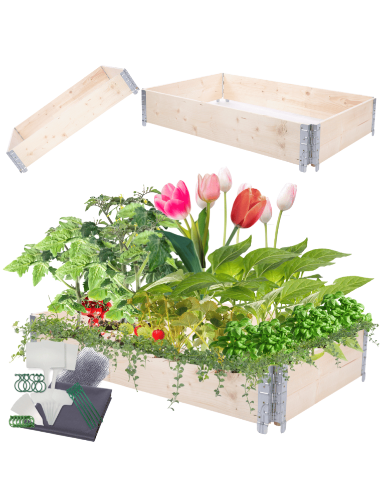ZP10 - Skrzynia na warzywa impregnowana grządka podwyższona donica 20X120X80 - produkt b2b.wamar.biz 1