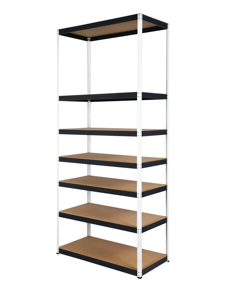 Regały Magazynowe - Regał metalowy magazynowy stojak HELIOS 270x100x35cm 7Px275kg SOLIDNY - product b2b.wamar.biz 2