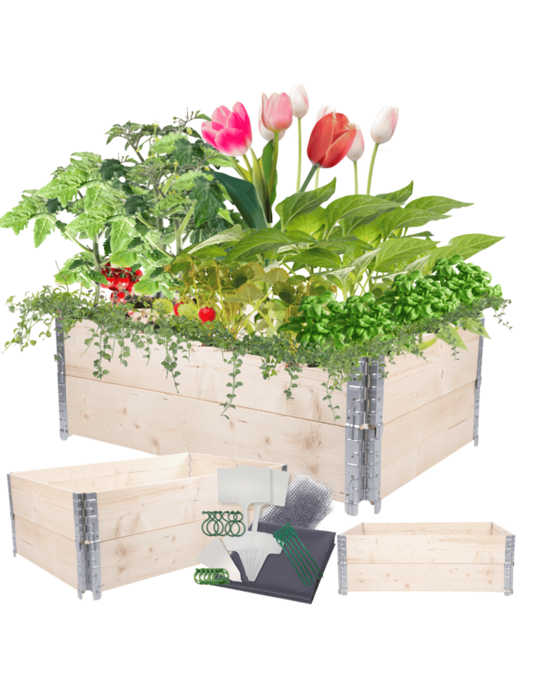 ZP10 - Skrzynia na warzywa impregnowana grządka podwyższona donica 40X120X80 - product b2b.wamar.biz 1