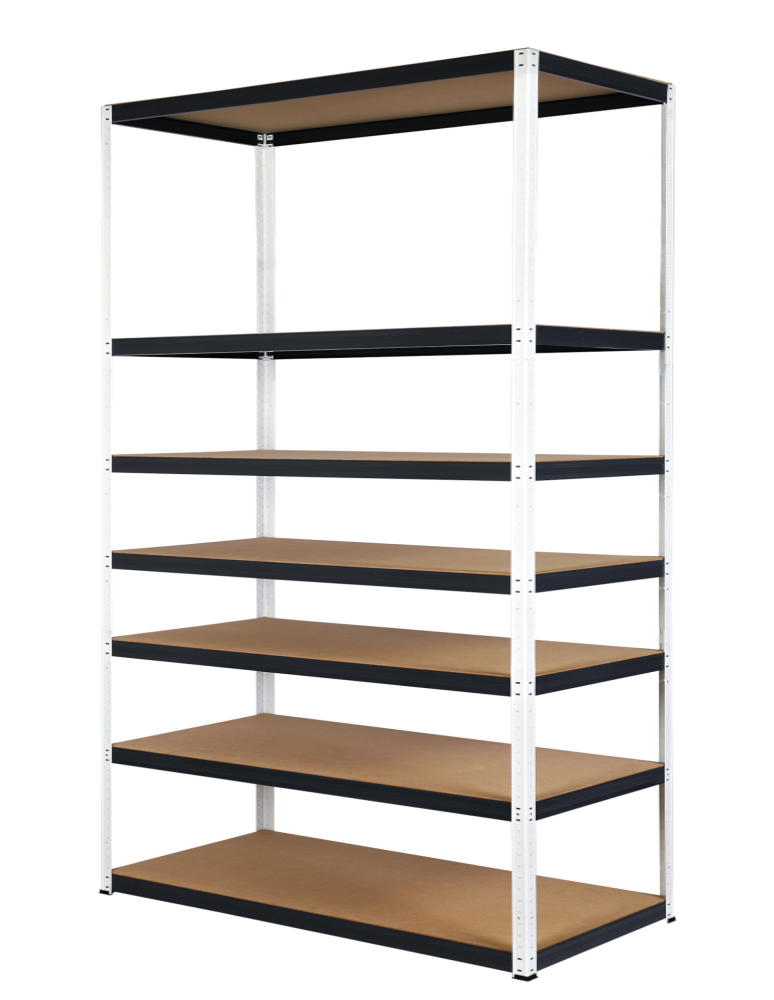 Regały Magazynowe - Regał metalowy magazynowy stojak HELIOS 270x180x45cm 7Px175kg SZEROKI MOCNY - product b2b.wamar.biz 2