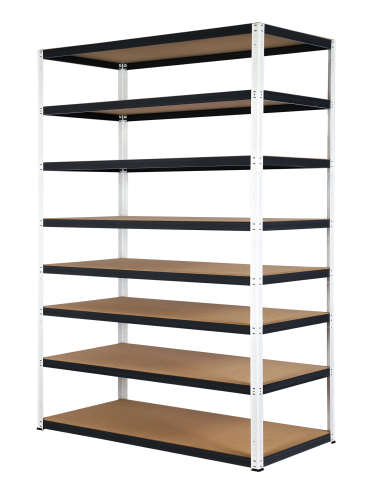 Regał metalowy magazynowy stojak HELIOS 270x180x60cm 8Px175kg SZEROKI MOCNY - product 2