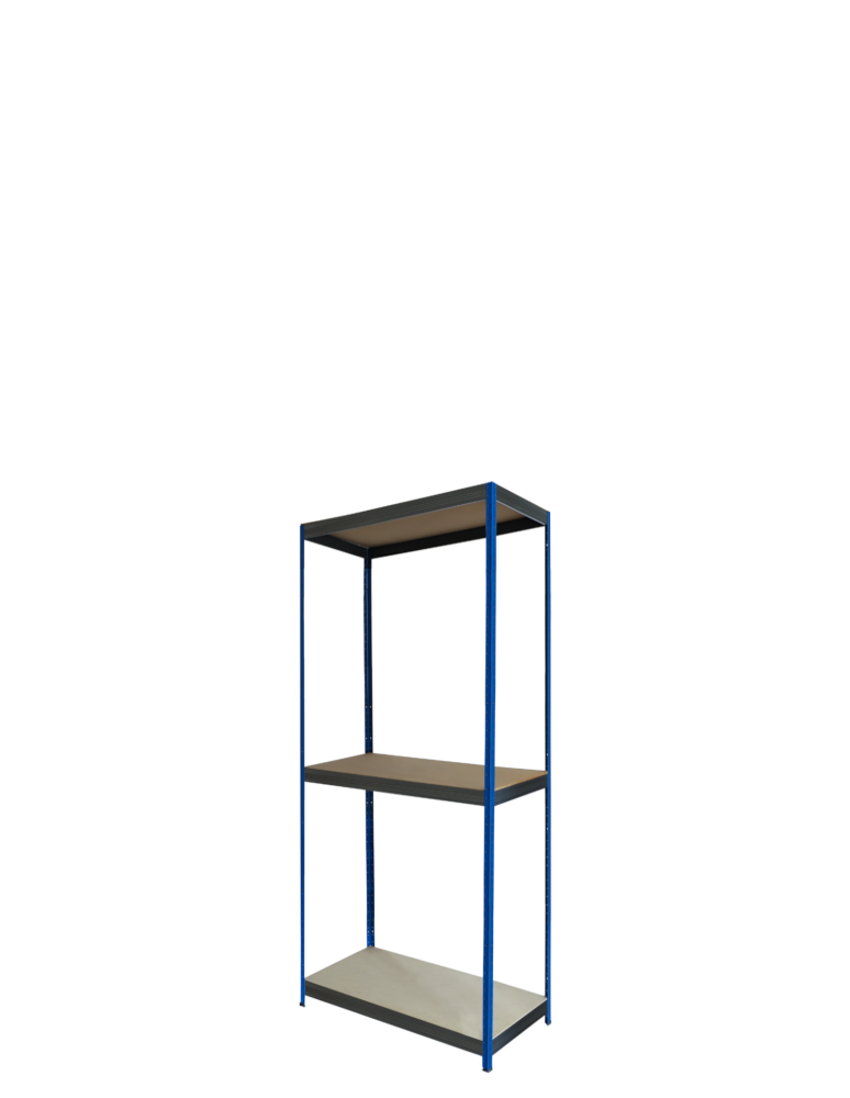 Regały Magazynowe - Regał metalowy magazynowy warsztatowy stojak HELIOS 90x40x40cm 3Px175kg - product b2b.wamar.biz 2