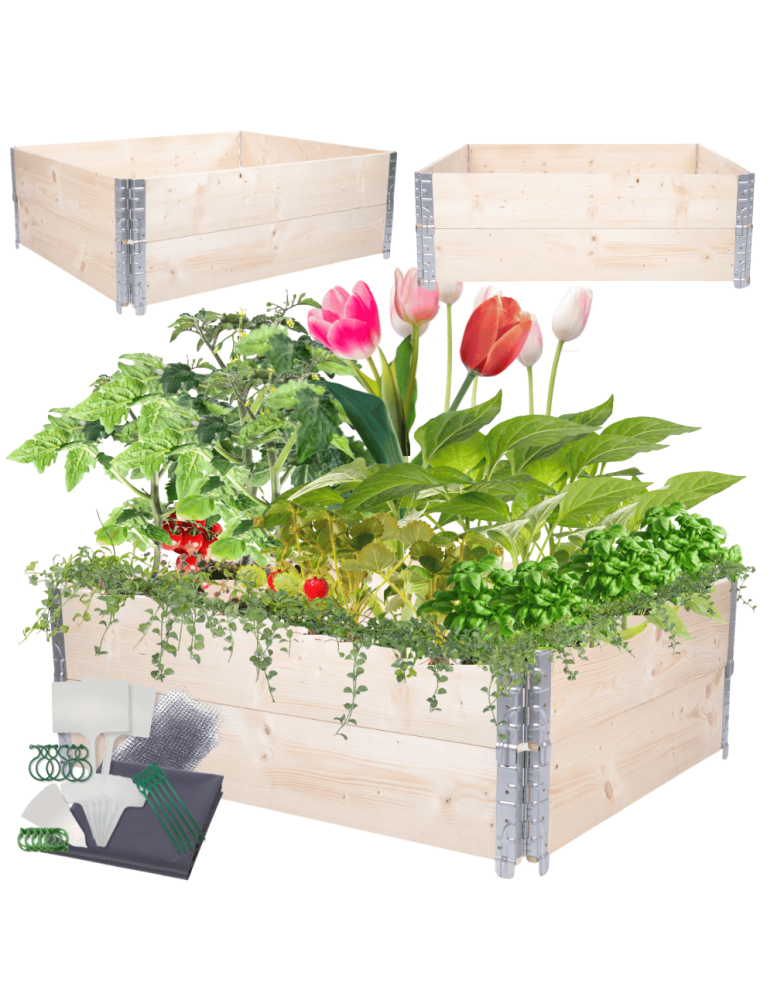 ZP10 - Skrzynia warzywniak impregnowana grządka podwyższona donica 40X120X100 - product b2b.wamar.biz 1