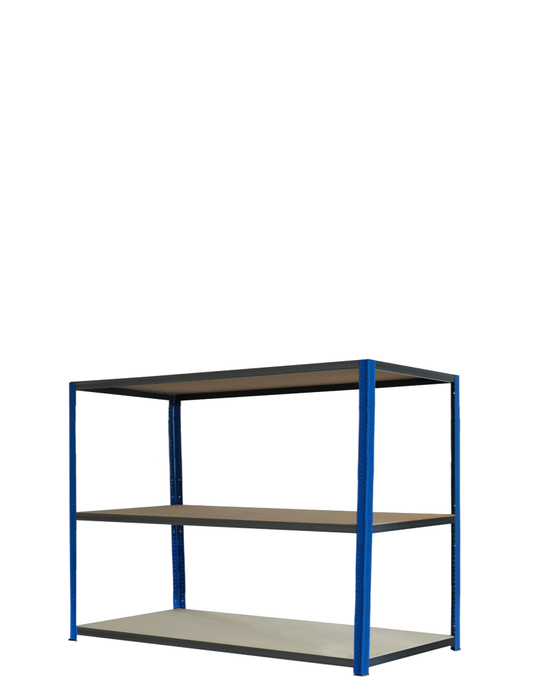 Regały Magazynowe - Regał metalowy magazynowy warsztatowy stojak HELIOS 90x180x50cm 3Px275kg - product b2b.wamar.biz 2