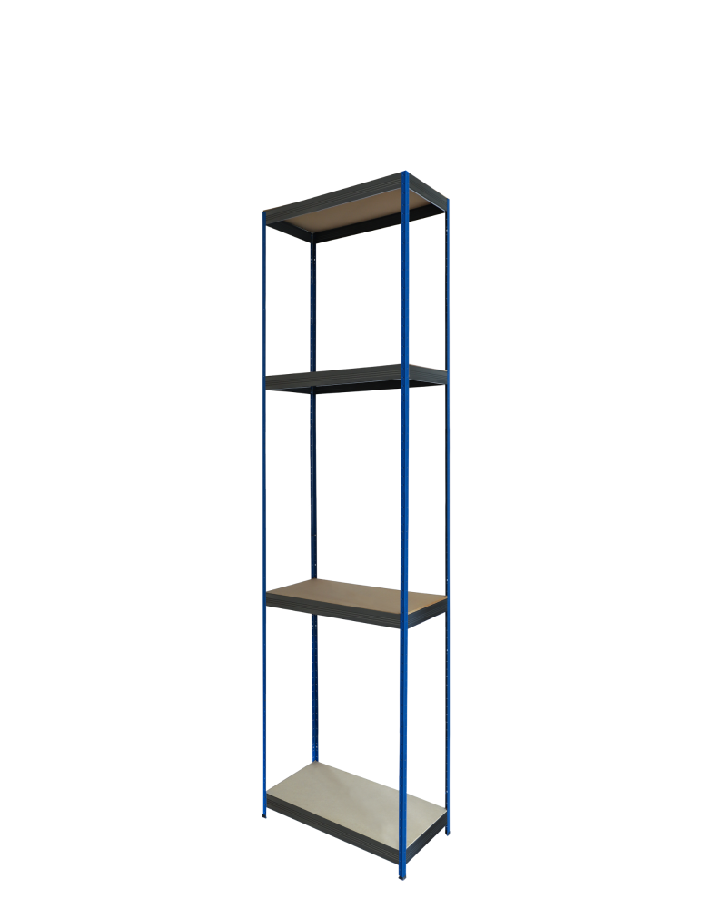Regały Magazynowe - Regał metalowy magazynowy garażowy stojak HELIOS 180x50x50cm 4Px175kg - product b2b.wamar.biz 2