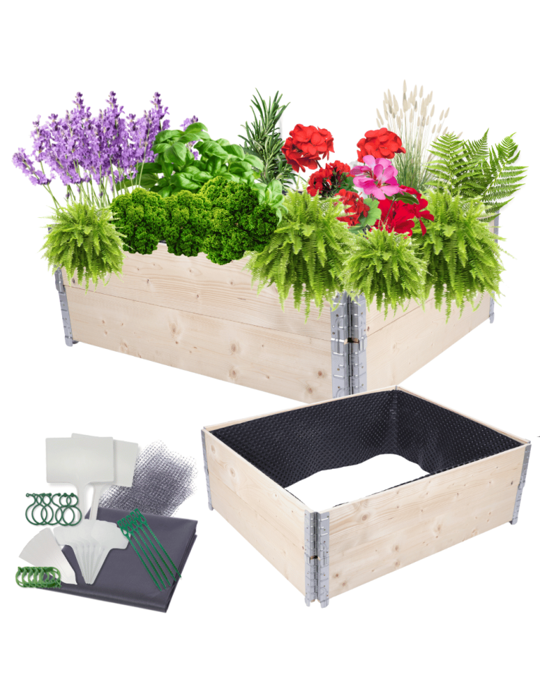 ZP10 - Skrzynia warzywniak FOLIA KUBEŁKI grządka podwyższona donica 40X120X100 - product b2b.wamar.biz 1