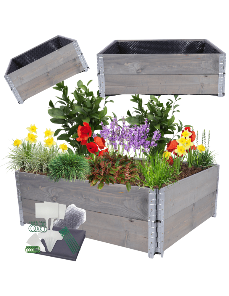 ZP10 - Skrzynia warzywniak FOLIA KUBEŁKI grządka podwyższona donica 40X120X100 - product b2b.wamar.biz 1