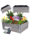 Skrzynia warzywniak FOLIA KUBEŁKI grządka podwyższona donica 40X120X100