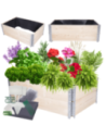 Skrzynia na warzywa FOLIA KUBEŁKI grządka podwyższona donica 40X120X80