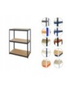 Regał metalowy regał magazynowy garażowy HELIOS premium 106x075x60 3x275kg