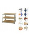 Regał metalowy ocynk regał magazynowy garażowy HELIOS 106x150x45 3x175kg