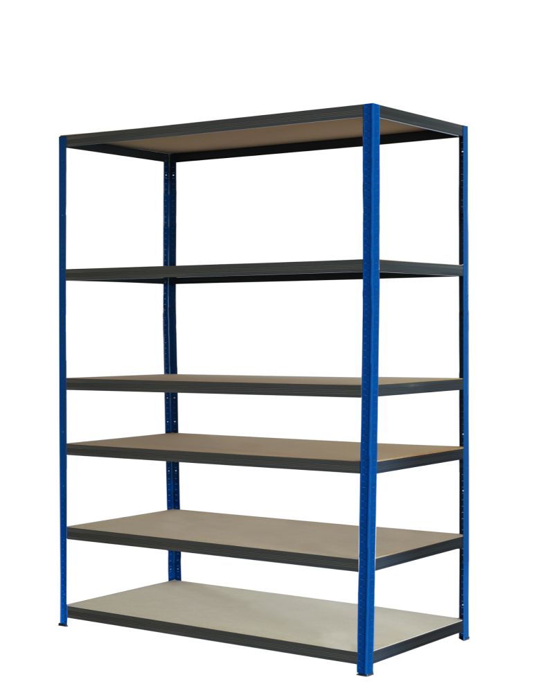 Regały Magazynowe - Regał metalowy magazynowy stojak HELIOS 196x180x30cm 6Px175kg MOCNY SZEROKI - product b2b.wamar.biz 2