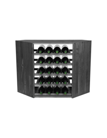 Skrzynkowe regały RW61 - Regał na wino narożny stojak na wino szafka na butelki 20 butelek DUŻY EKO - product 6