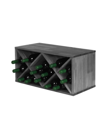 Skrzynkowe regały RW61 - Regał na wino modułowy stojak na wino szafka na butelki 14 butelek .:. - product 5
