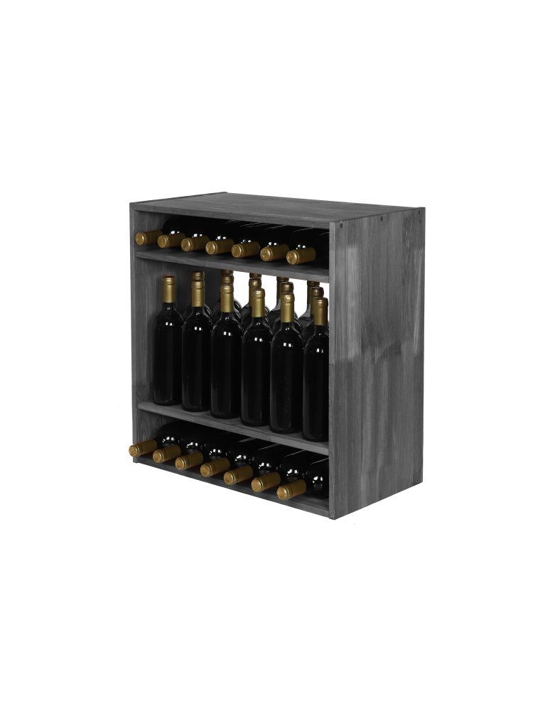 Skrzynkowe regały RW61 - Regał na wino modułowy stojak na wino szafka na butelki 32 butelki .:. - product b2b.wamar.biz 6
