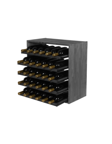 Skrzynkowe regały RW61 - Regał na wino stojak na wino szafka na butelki 30 butelek WYSUWANE LEŻNIE - product 6