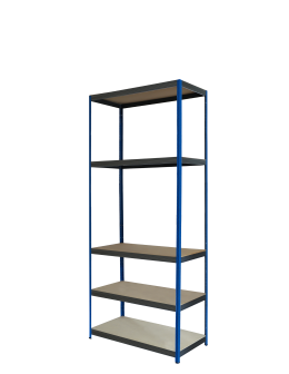 Regał metalowy magazynowy stojak HELIOS 213x120x40cm 5Px275kg SOLIDNY NIEB - product 2