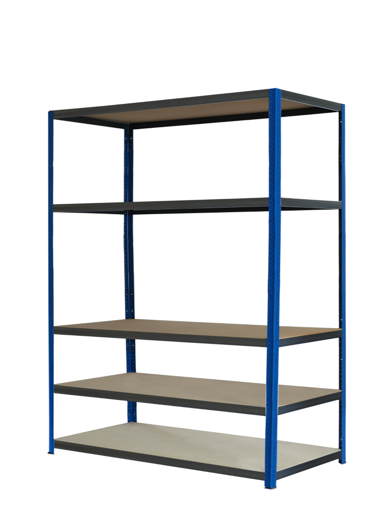 Regały Magazynowe - Regał metalowy magazynowy stojak HELIOS 213x180x50cm 5Px275kg SZEROKI MOCNY - product b2b.wamar.biz 2