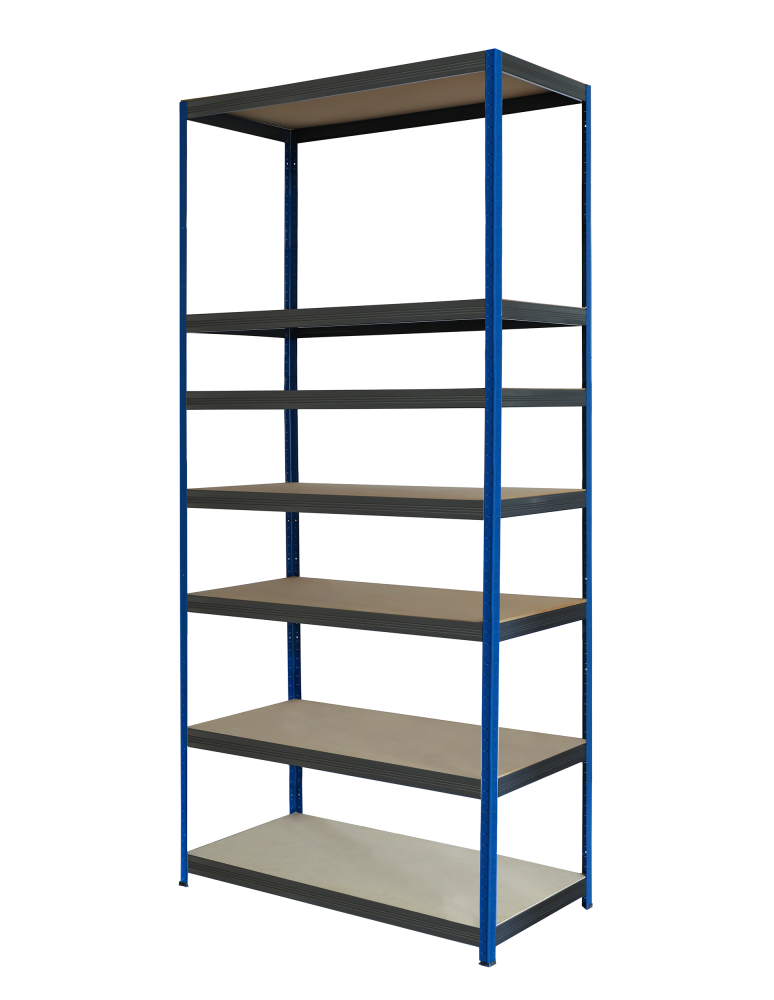 Regały Magazynowe - Regał metalowy magazynowy stojak HELIOS 270x90x60cm 7Px400kg SOLIDNY NIEB - product b2b.wamar.biz 2