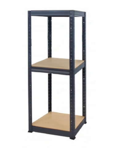 Magazynowe regały metalowe - Regał metalowy PREMIUM HELIOS 90x60x60cm 3Px175kg - produkt 2
