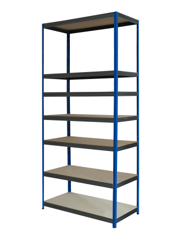 Regał metalowy magazynowy stojak HELIOS 270x100x45cm 7Px175kg SOLIDNY NIEB - produkt 2