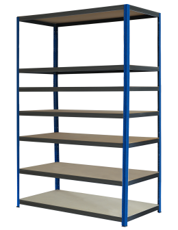 Regał metalowy magazynowy stojak HELIOS 270x150x60cm 7Px275kg SZEROKI MOCNY - produkt 2