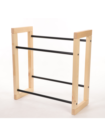 Stojaki na skrzynki - Regał na skrzynki na napoje piwo stojak 85x82cm METALOWE DRĄŻKI EKO - product 3