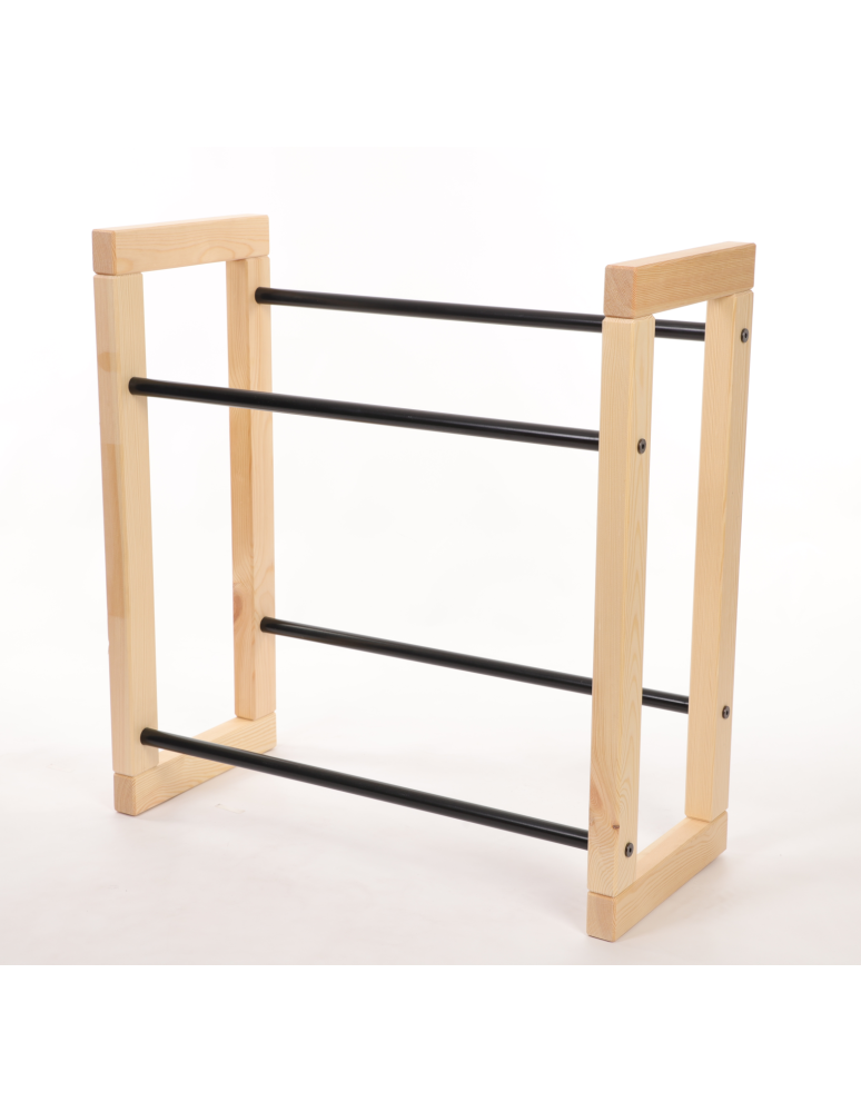 Stojaki na skrzynki - Regał na skrzynki na napoje piwo stojak 85x82cm METALOWE DRĄŻKI EKO - product b2b.wamar.biz 3