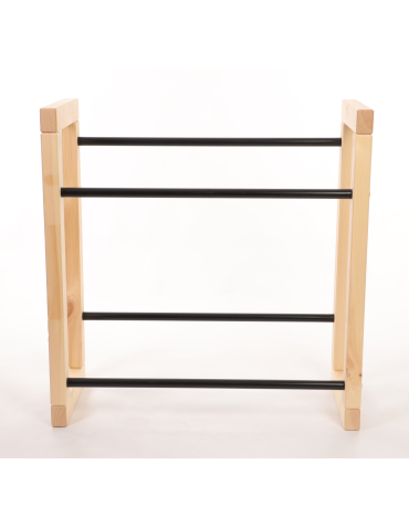 Stojaki na skrzynki - Regał na skrzynki na napoje piwo stojak 85x82cm METALOWE DRĄŻKI EKO - product 4