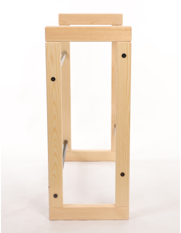 Stojaki na skrzynki - Regał na skrzynki na napoje piwo stojak 85x82cm METALOWE DRĄŻKI EKO - product 5