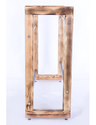 Stojaki na skrzynki - Regał na skrzynki na napoje piwo stojak 85x112cm METALOWE DRĄŻKI EKO - product 5